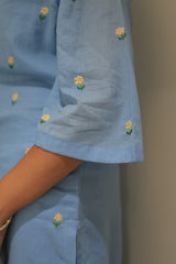 Powder Blue Kurta Set
