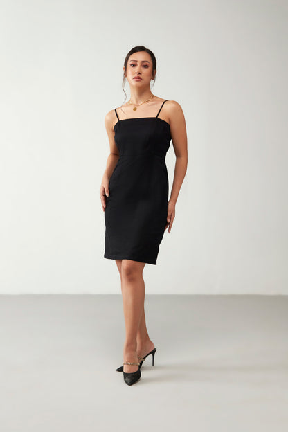 Black Classic Cotton Dress