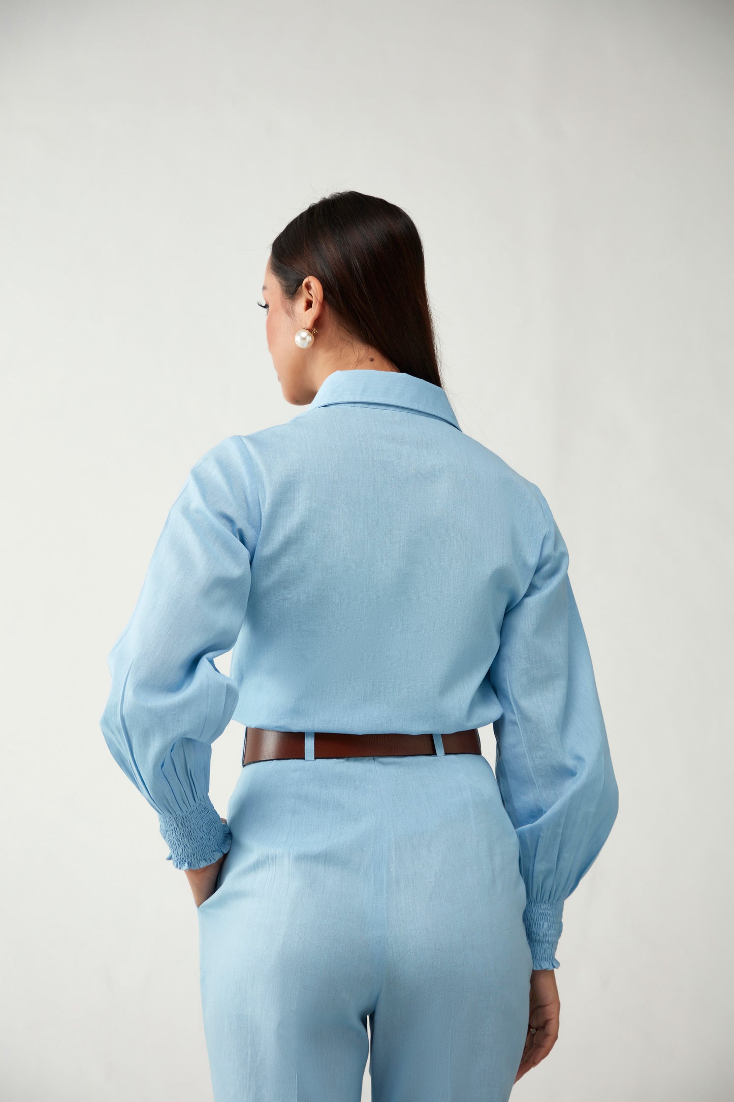 Blue Flawless Cotton Shirt