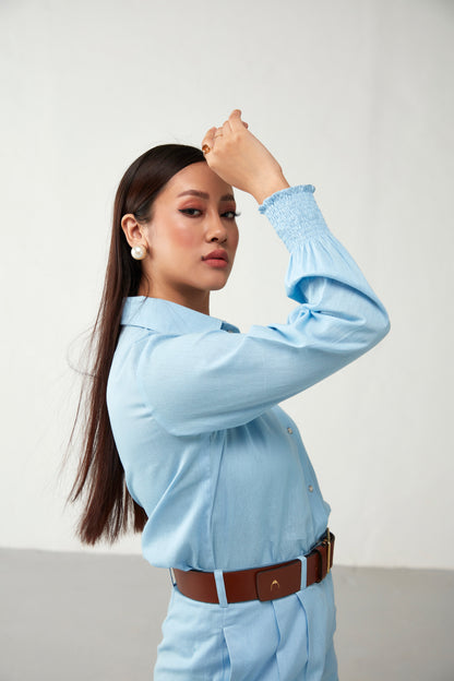 Blue Flawless Cotton Shirt