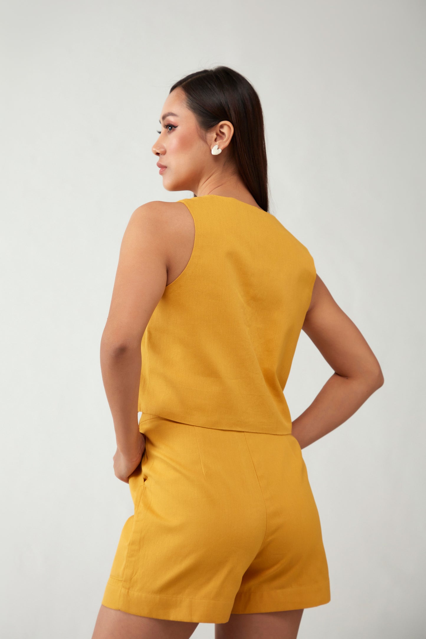 Yellow Cotton Co-Ord Set