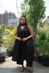 Black Classic Kurta Set