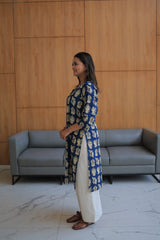 Blue Kalamkari Kurta