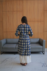 Blue Kalamkari Kurta