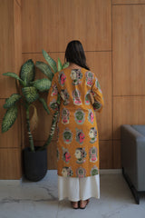 Yellow Kalamkari Kurta