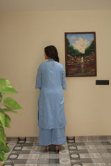 Powder Blue Kurta Set
