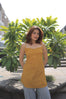 Yellow Hand Block Print Kurti