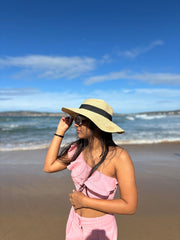 Pink One Shoulder ruffle Cotton Crop Top
